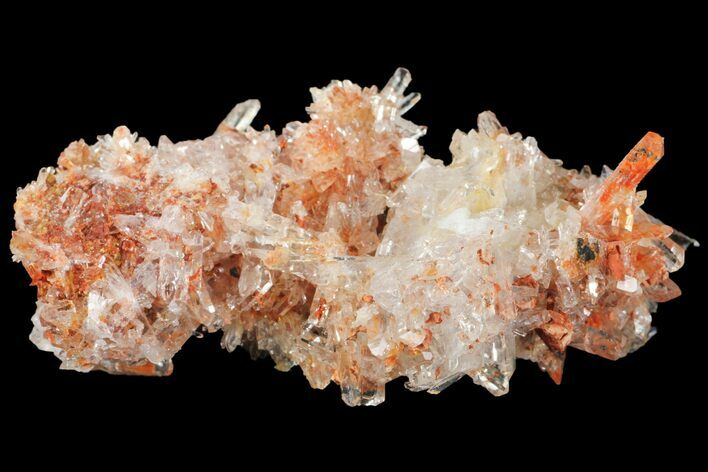 Orange Creedite Crystal Cluster - Durango, Mexico #99175